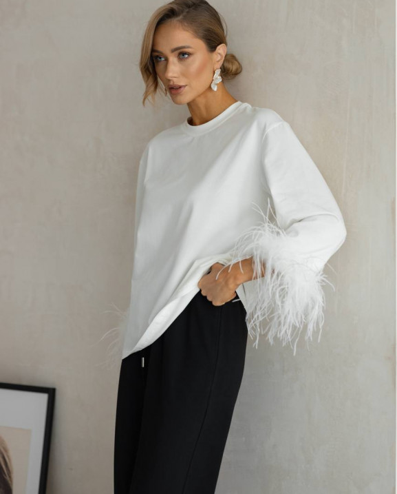 70 Лонгслів з пір’ям